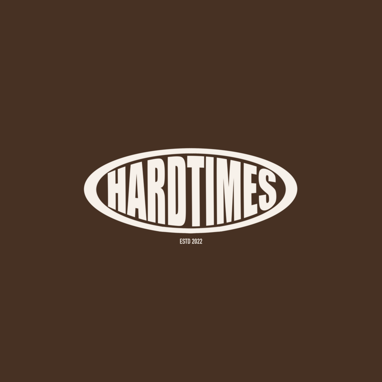 Hard Times Tee - Brown